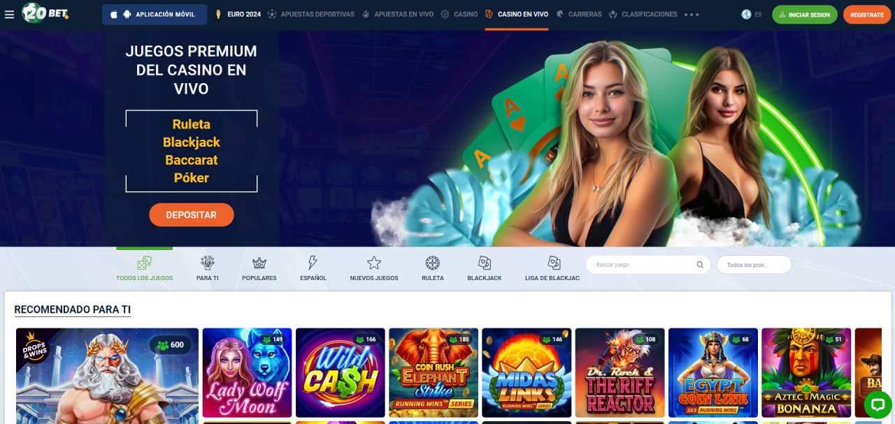 official site of 20Bet Casino